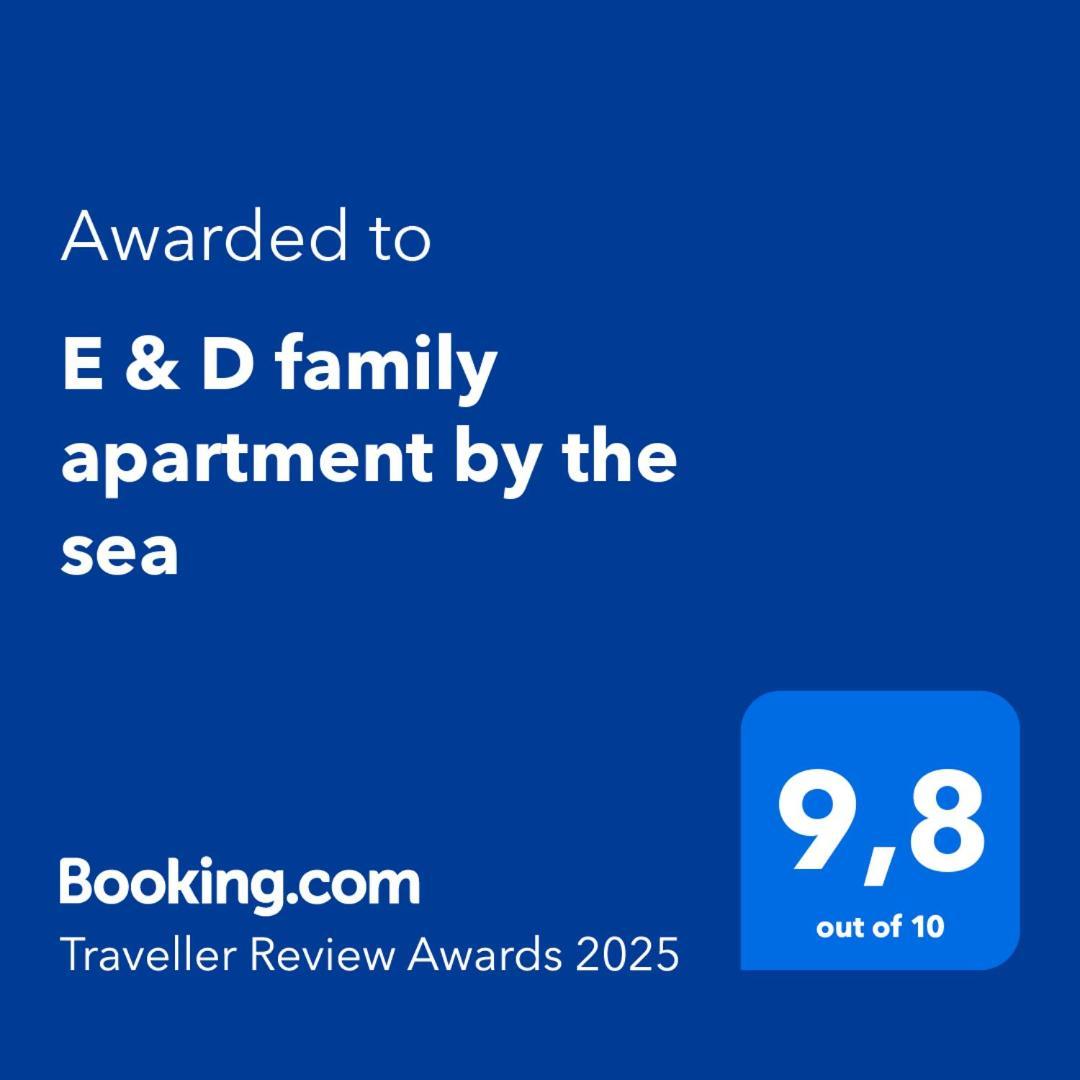 E & D Family Apartment By The Sea Kalyves Polygyrou Exteriér fotografie